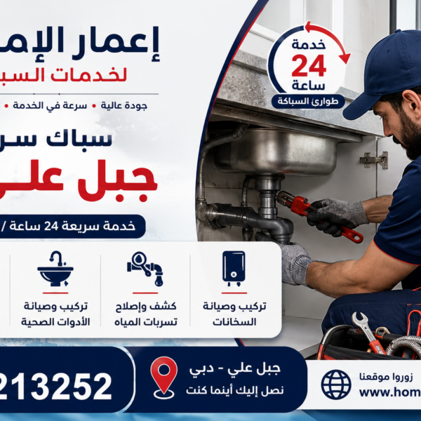 سباك في جبل علي دبي